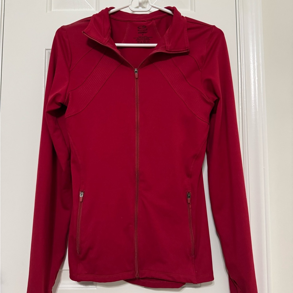 Women's Red Full-Zip Jacket